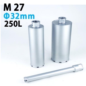 KSダイヤモンドコアビット M27 1本物 ビット外径32mm 有効長250L　(dudc2156)